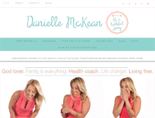 Tablet Screenshot of daniellemckean.com